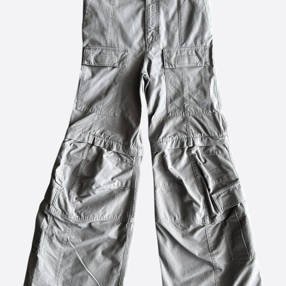 Balenciaga Grey Convertible Cargo Pants